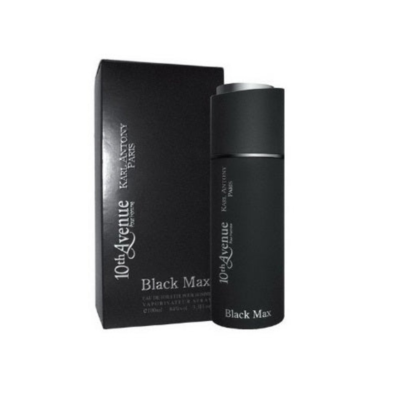 Black Max by 10th Avenue Karl Antony 3.3 Oz. Eau De Toilette For Men