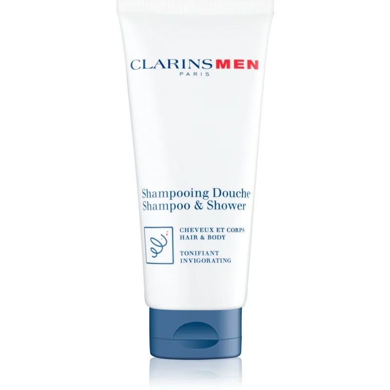 Clarins Men Total Shampoo Hair & Body 7.0 OZ Shampoo and Shower Gel